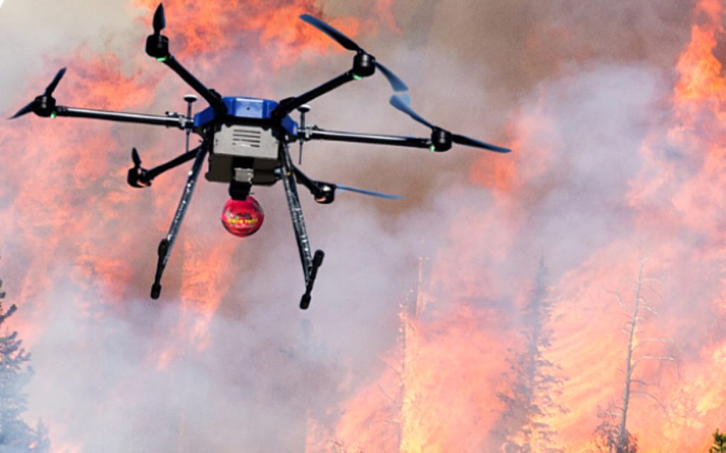 Forest Fire Extinguishing Drone